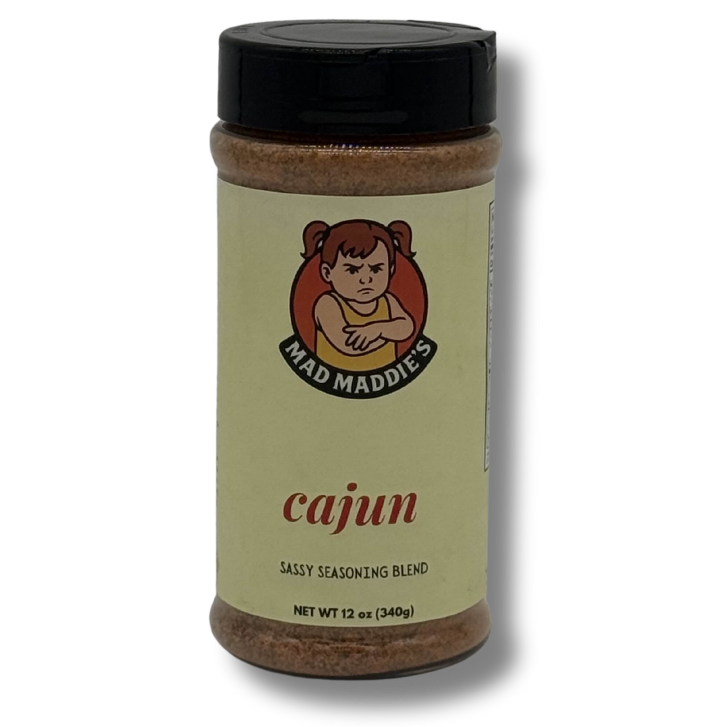 Mad Maddie’s Cajun – Sassy Seasoning Blend - 12oz Bottle