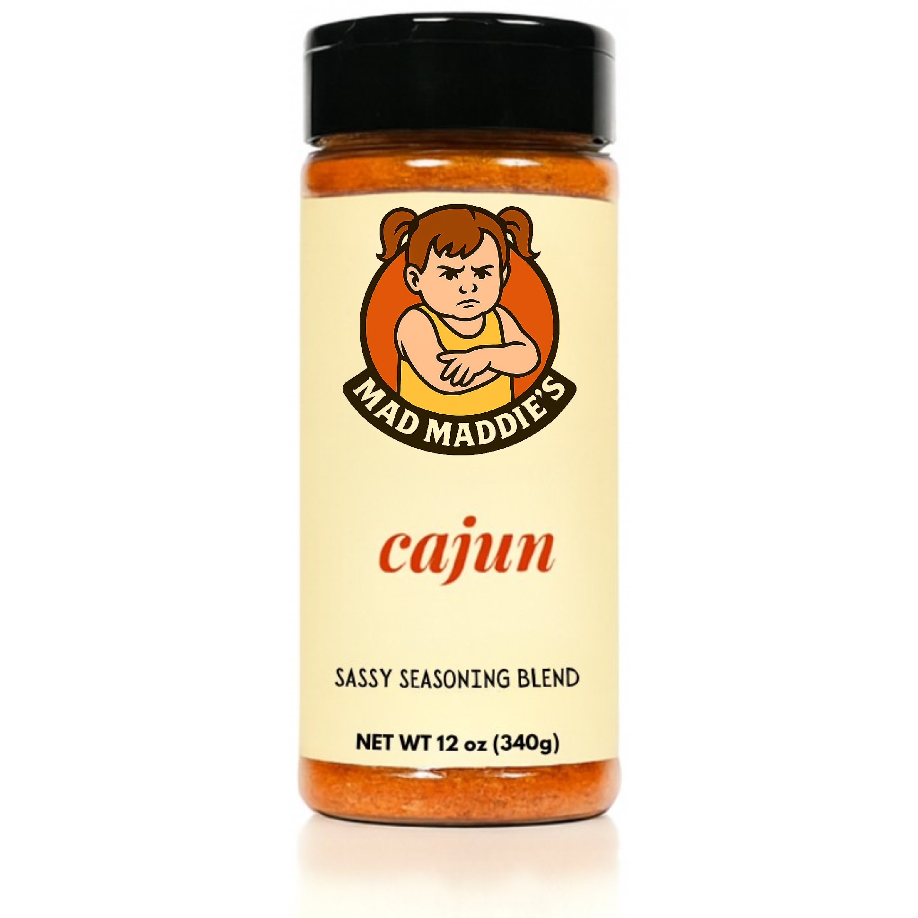 Mad Maddie’s Cajun – Sassy Seasoning Blend - 12oz Bottle