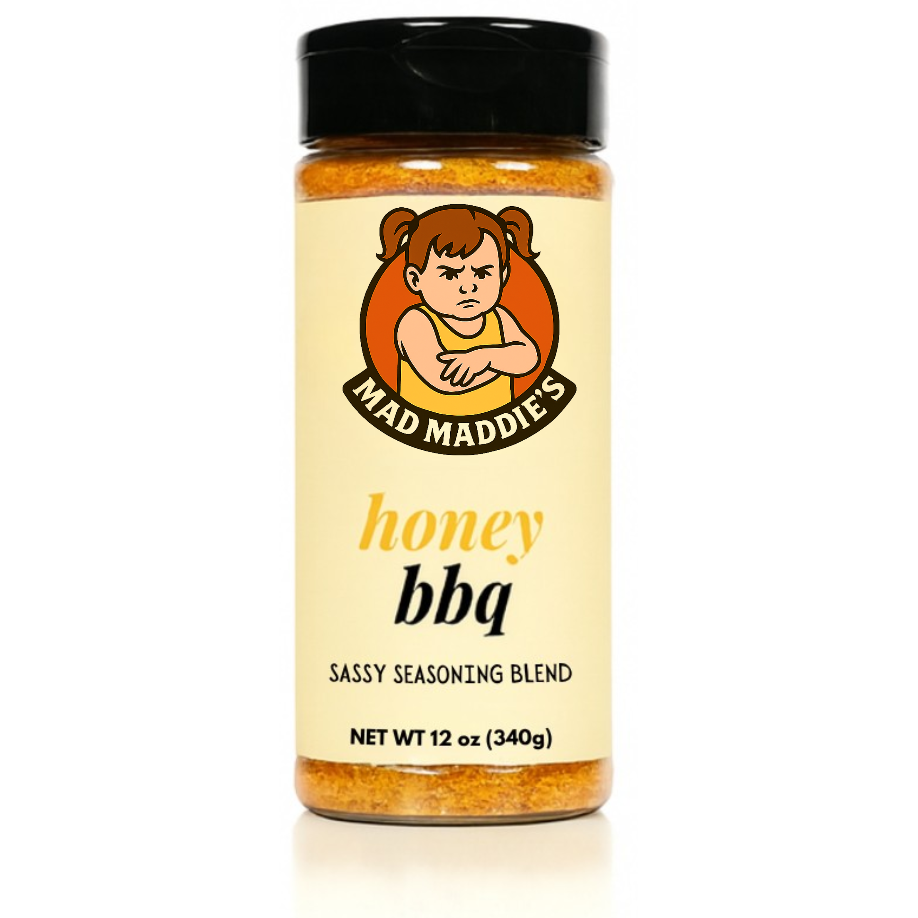 Mad Maddie’s Honey BBQ – Sassy Seasoning Blend - 12oz Bottle