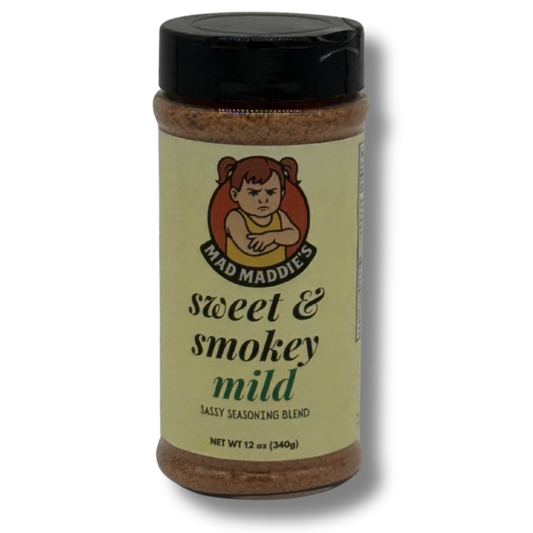 Mad Maddie’s Sweet & Smokey Mild – Sassy Seasoning Blend - 12oz Bottle