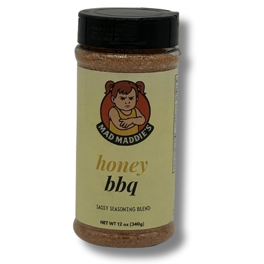 Mad Maddie’s Honey BBQ – Sassy Seasoning Blend - 12oz Bottle