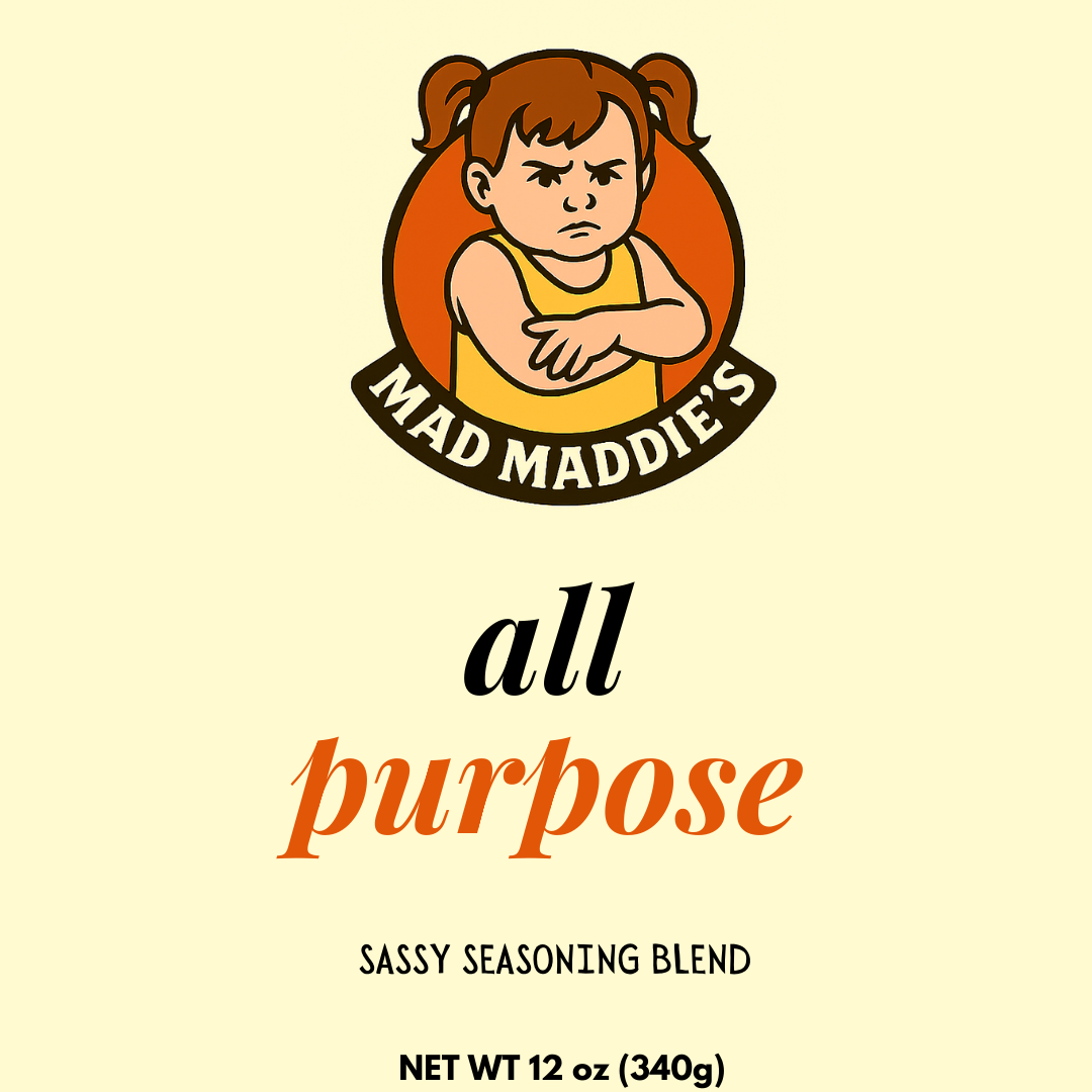 Mad Maddie’s All Purpose – Sassy Seasoning Blend - 12oz Bottle