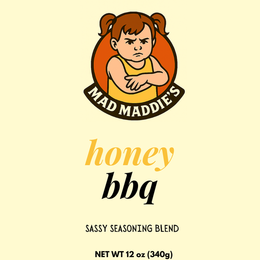 Mad Maddie’s Honey BBQ – Sassy Seasoning Blend - 12oz Bottle
